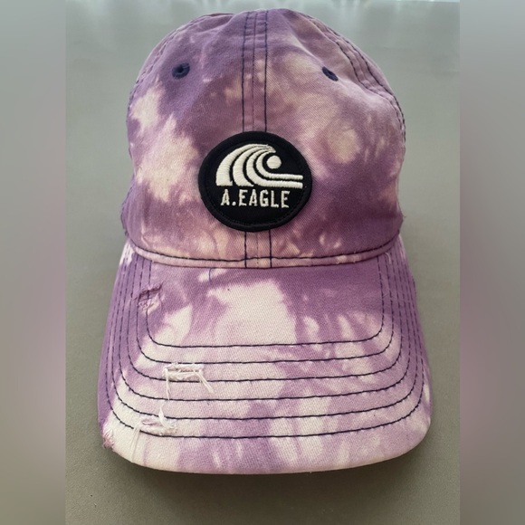 American Eagle Tie Dye Baseball Hat - Picture 1 of 2